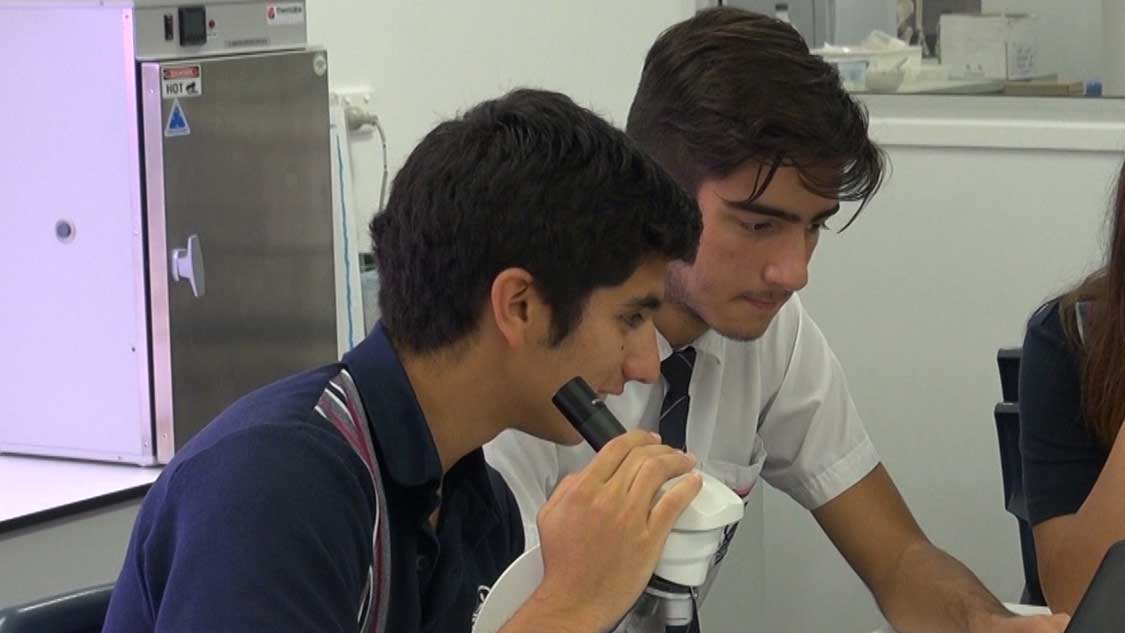 Students in Science lab
